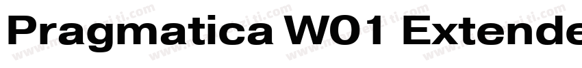 Pragmatica W01 Extended Med字体转换
